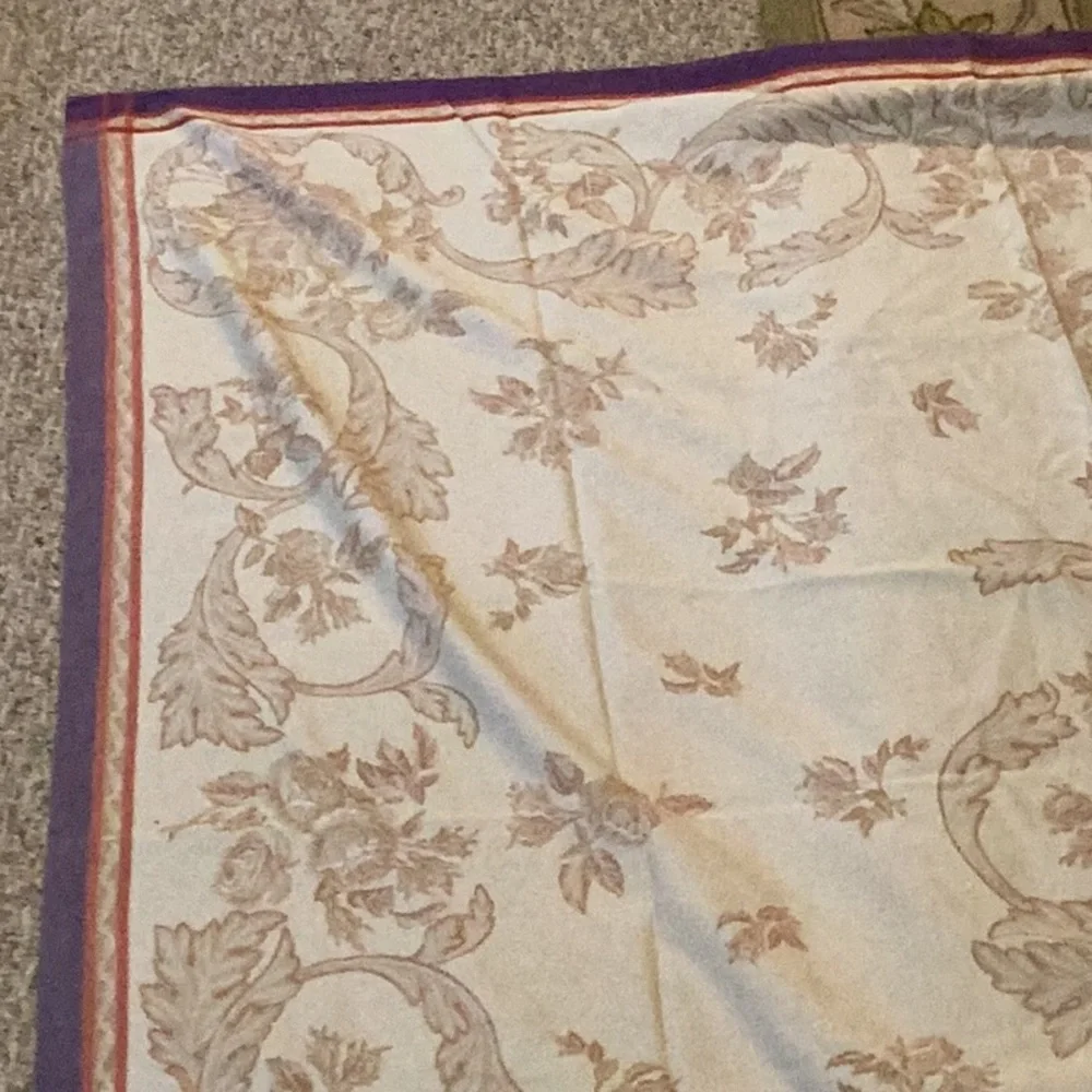 ⚜️ Les Tissages Tablecloth  FRENCH SCROLLED LUXURIOUS LINEN  100% COTTON